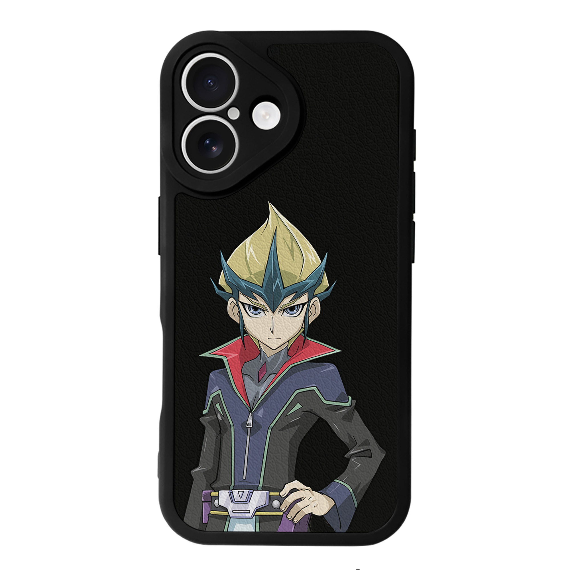 遊☆戯☆王 Yu-Gi-Oh! 【iPhone 16シリーズ対応】シリコンスマホケース（レザー調） 材質：シリコン
